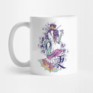 Samurai Geisha Mug